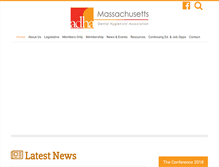 Tablet Screenshot of massdha.org